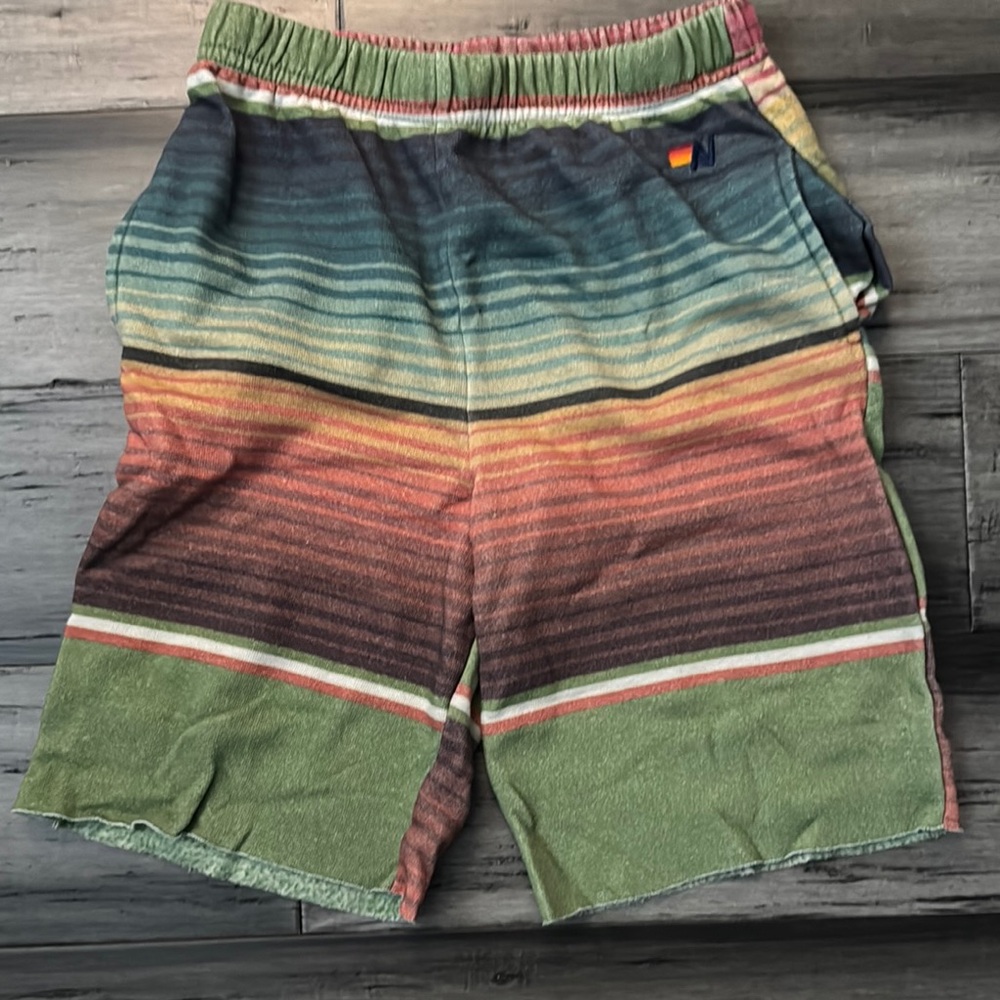 Striped Multicolor Kids Shorts